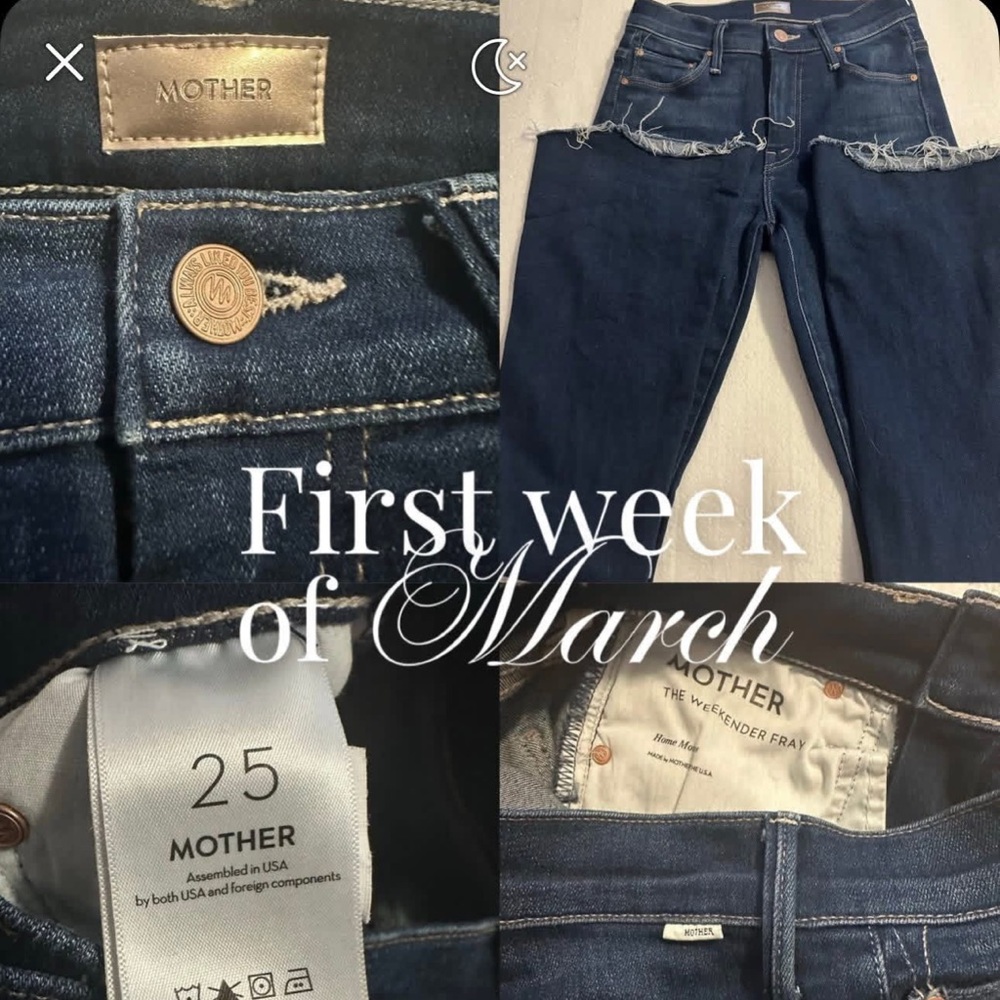 MOTHER size 25 EUC
The Weekender Fray - Home Movies - Flare